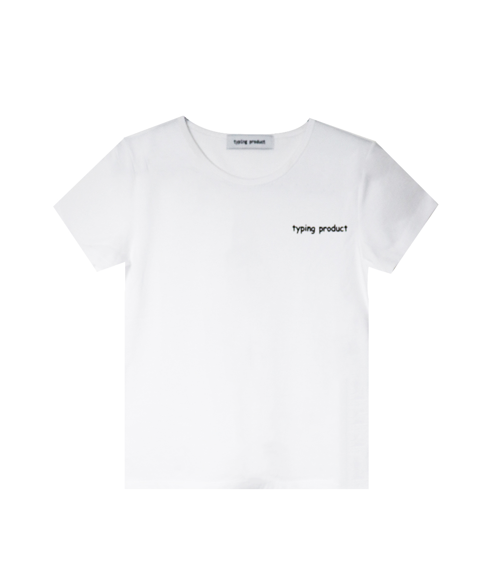[tp001] basic logo T-shirt [white]